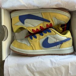 Travis Scott Air Jordan 1 Retro Low Canary TD 9C