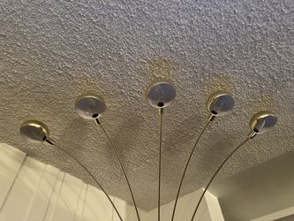 2 Tall Gold Lights
