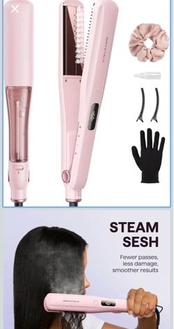 Wavy Talk Steam Sesh Hair Straightener