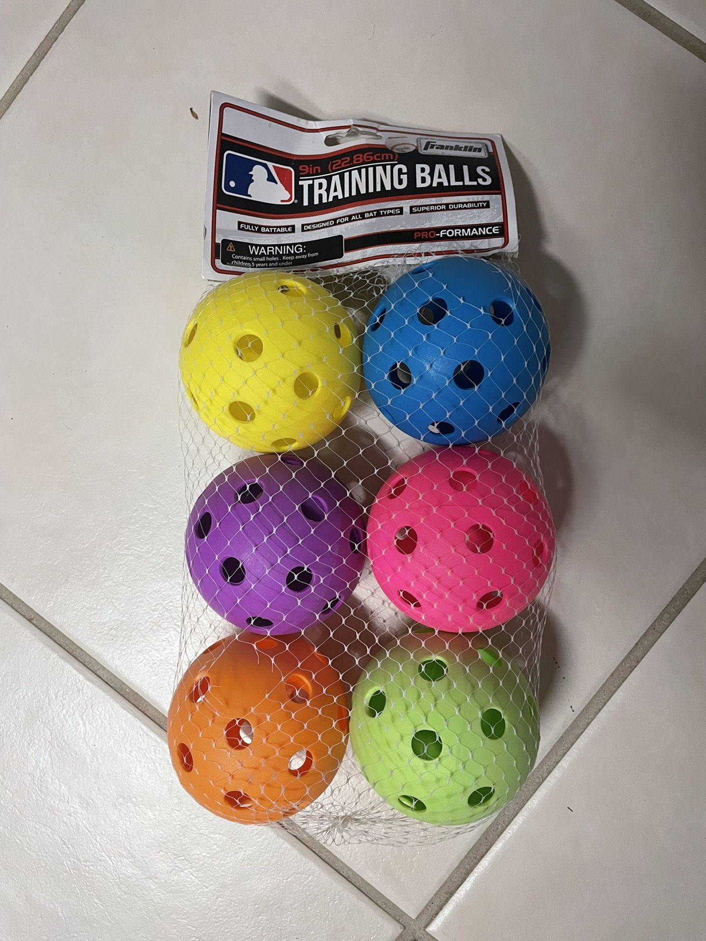 Franklin Training Wiffle Balls