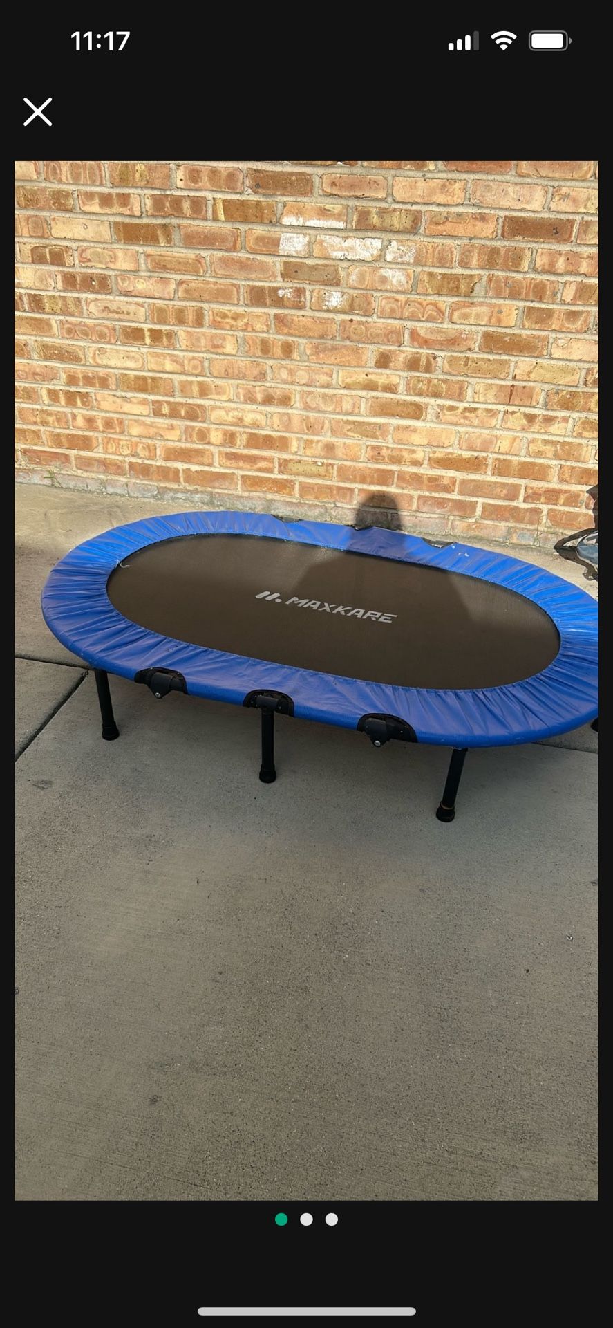 Small Double Kids Trampoline
