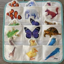 LOVEVERY Quilted animal Pockets 