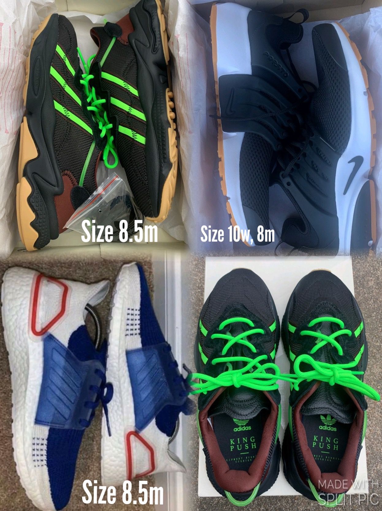 Adidas/Nike’s sizes 8, 8.5