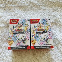 Pokemon TCG Prismatic Evolutions Booster Bundle Brand New 