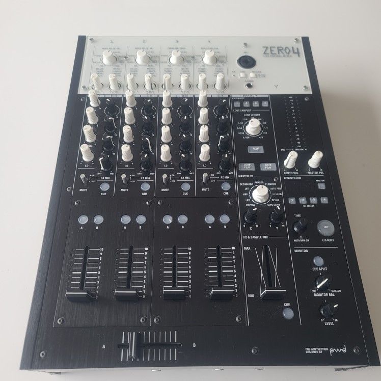Zero4 4 Channel HQ DJ Mixer Korg FXs Midi Tracktor Integrated