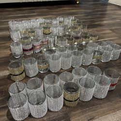 14 vases - various sizes and 93 votive candle holders.  All for $10