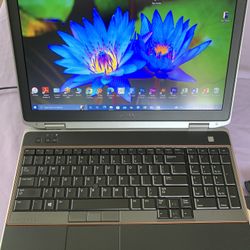 i3 ..i3..DELL LATITUDE  6520….128-SSD  GBcapacity …6.00 GB -RAM .  FASTER  and  READY FOR CLASSES  ON LINE OR