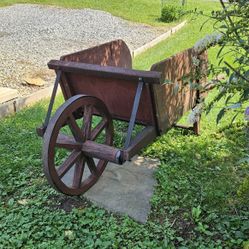 Large Antique Wheelbarrow 