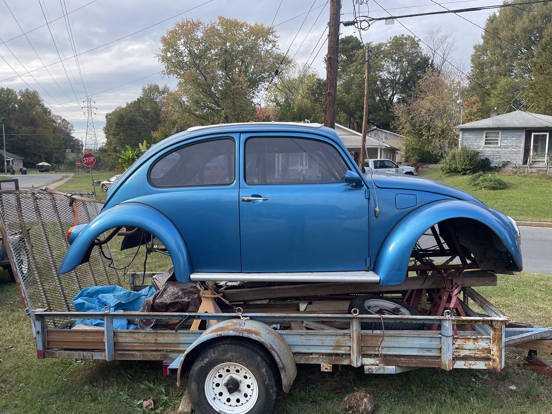 Volkswagen Beetle Frame With Role Cage