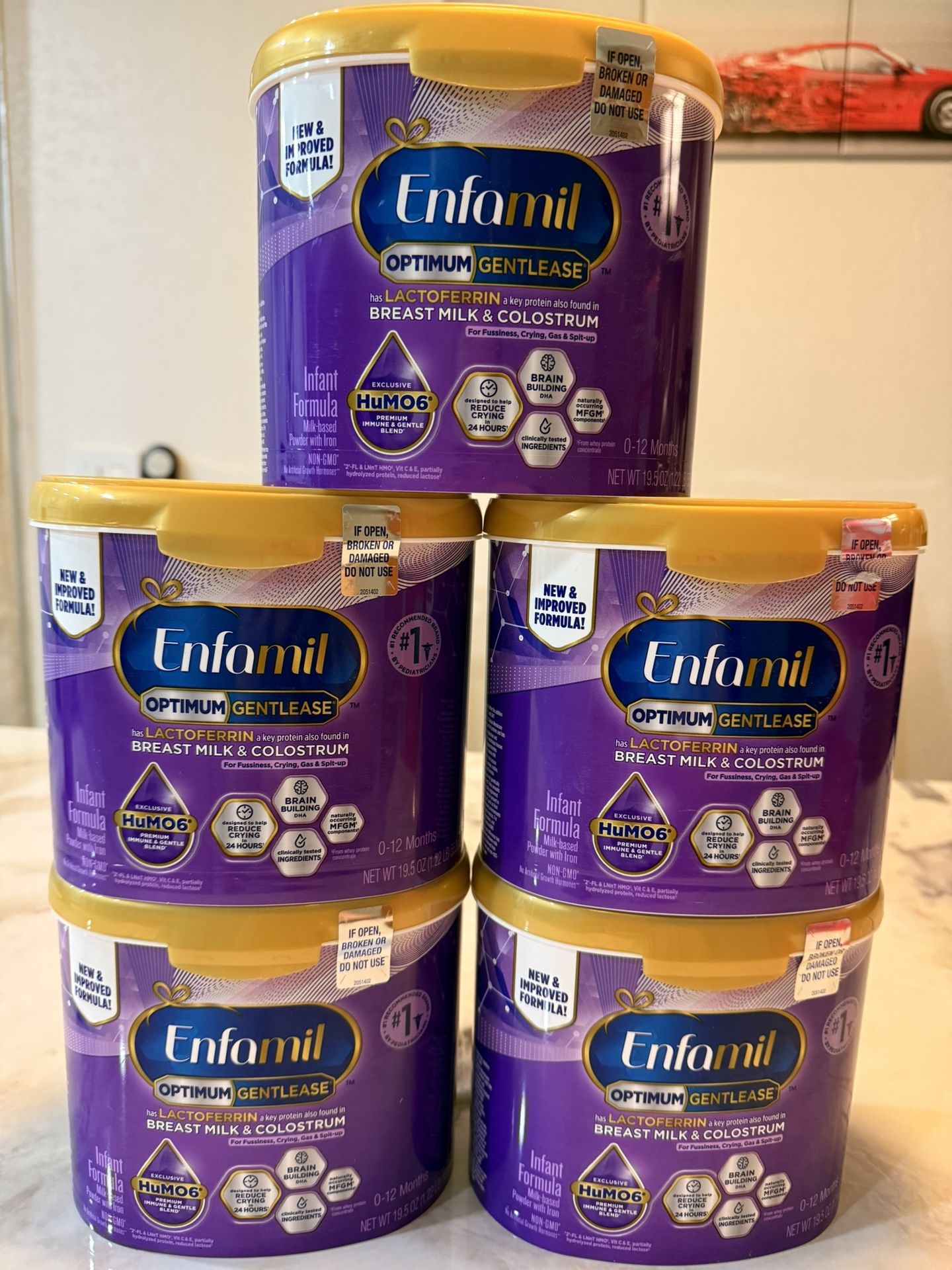 Enfamil Optimum Gentlease baby formula - 19.5oz