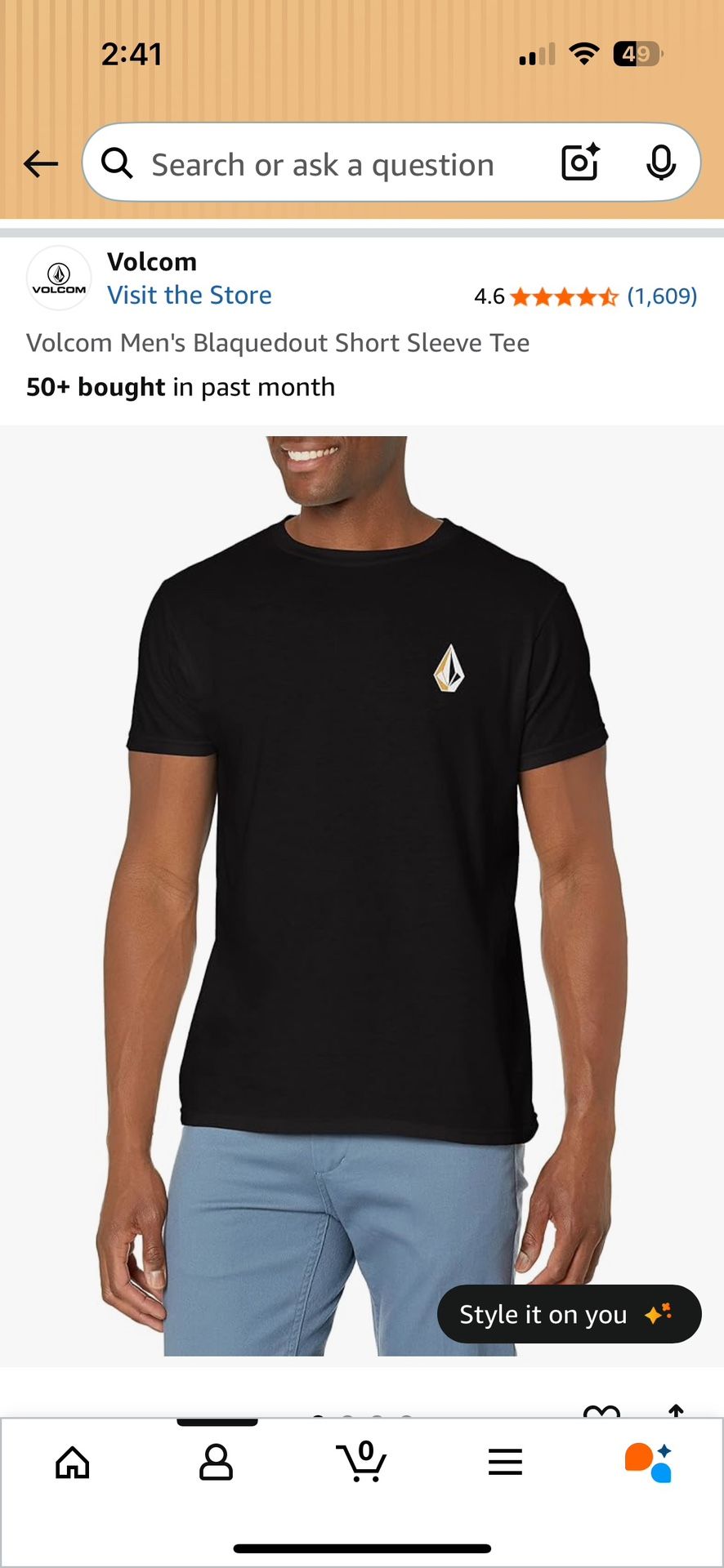 Volcom Shirt Medium Men