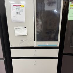 Refrigerator, Samsung New Open Box 36” W 23 Cu.ft Counter Depth