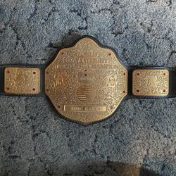 Big Gold Wrestling Belt Real Made By Mike Hamilton 