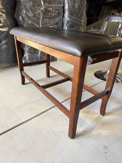 Counter height bench
