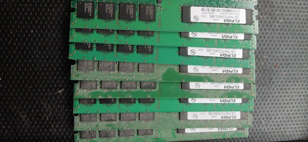 Elpida 8x 1gb Ram Pc2-6400u-666 1rx8