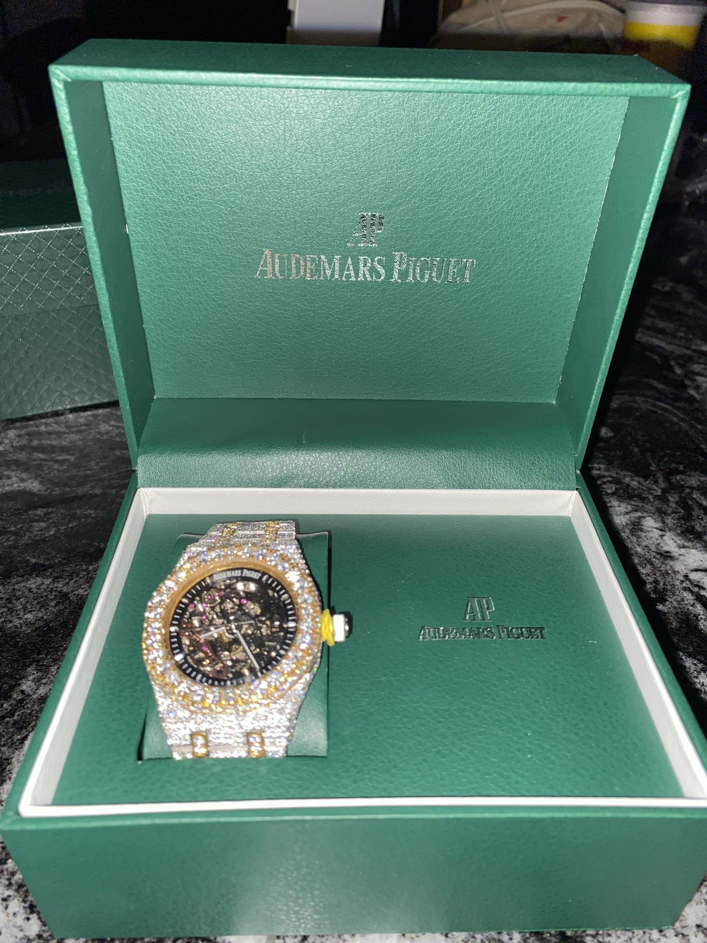 Hand Laid Custom VVS Watch