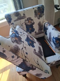 GD3FStudio Eve Contemporary fabric Accent Club Chair with Nailhead Trim