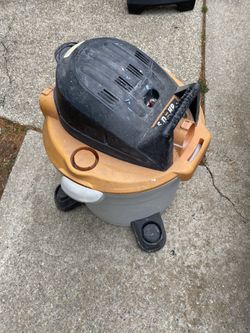 Ridge vacuum. Working good. Need filter $ 30