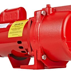 Red Lion RL-SPRK150 115/230 Volt, 1.5 HP, 71 GPM Cast Iron Sprinkler/Irrigation Pump With Thermoplastic Impeller, Red, (contact info removed)1