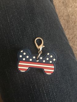 Rubber dog decor for collar