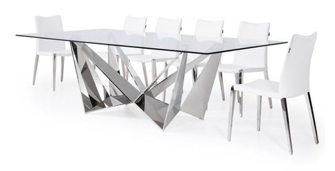 Modern Glass Dining Table