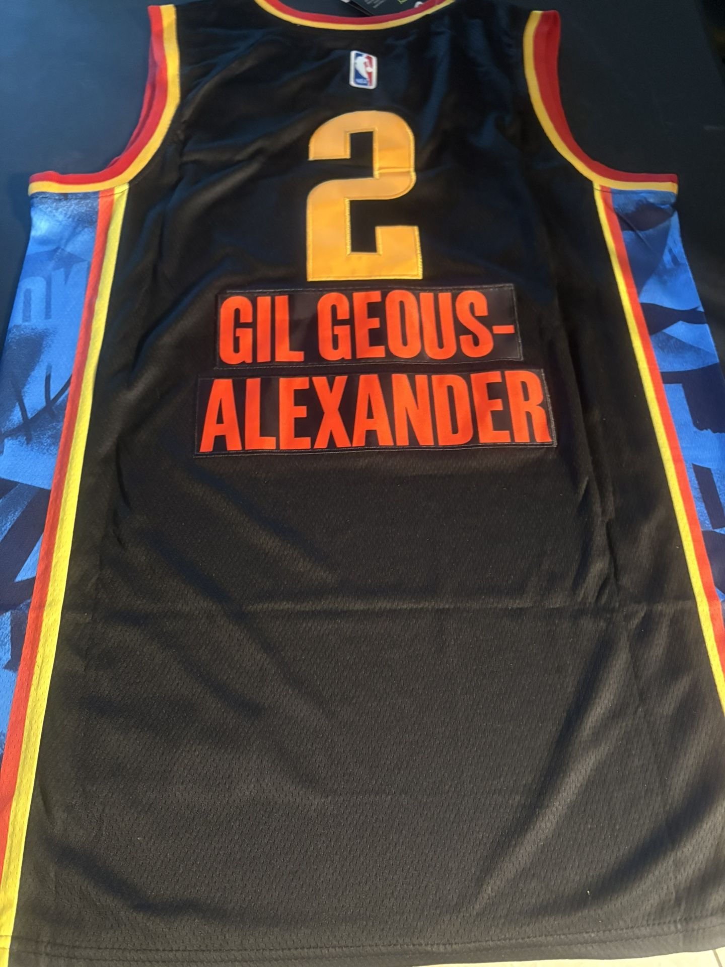 OKC Thunder Shai Gilgeuos Alexander Jerseys. New