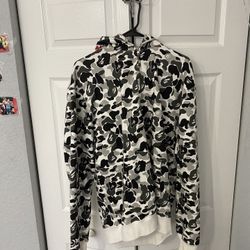 Bape Full Zip Shark Camo Hoodie (sz 2xl)