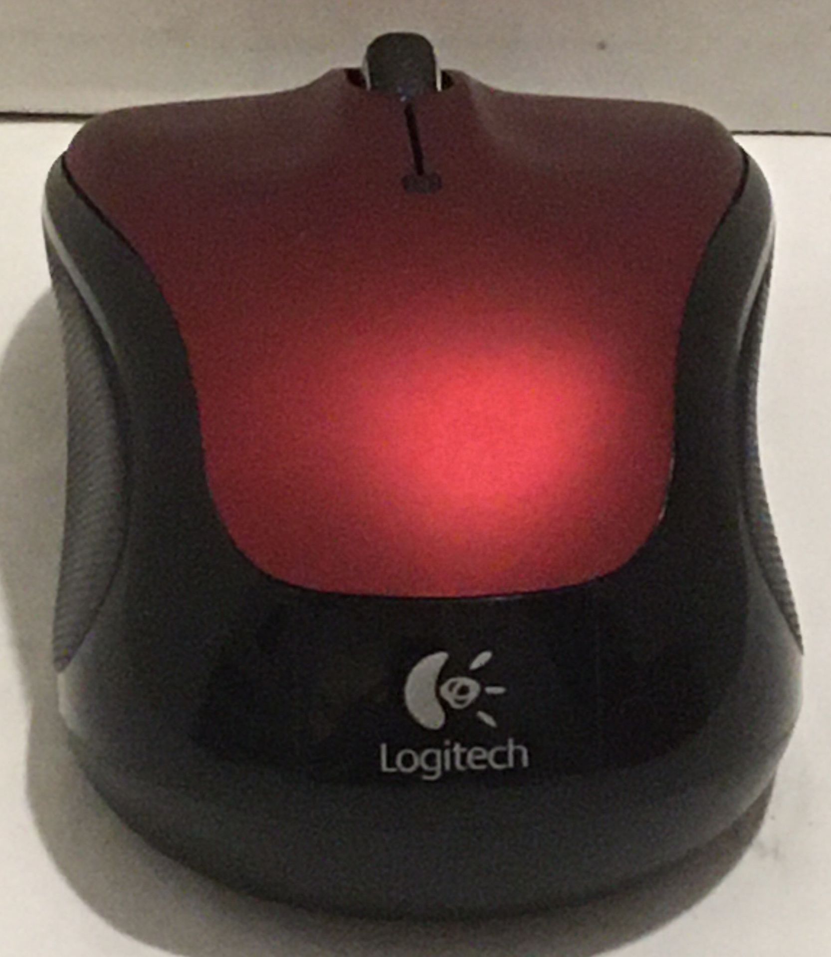 Red Logitech M325 Wireless Mouse With Receiver 