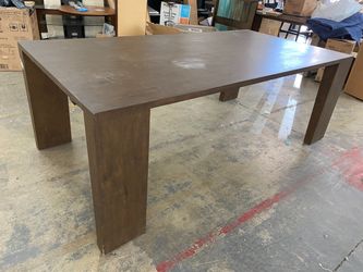 RESTORATION HARDWARE Wyeth Oak Parsons Rectangular Dining Table