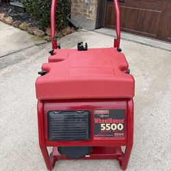 Generac WheelHouse 5500 watt portable generator (8500 surge watts)