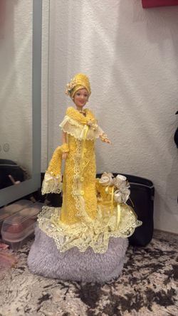 Vintage Yellow Doll
