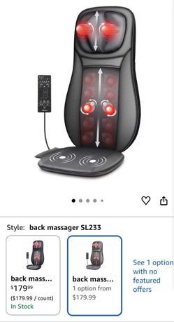 New neck and back massager