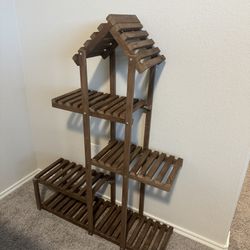 Plant Stand, BRAND NEW, dark walnut