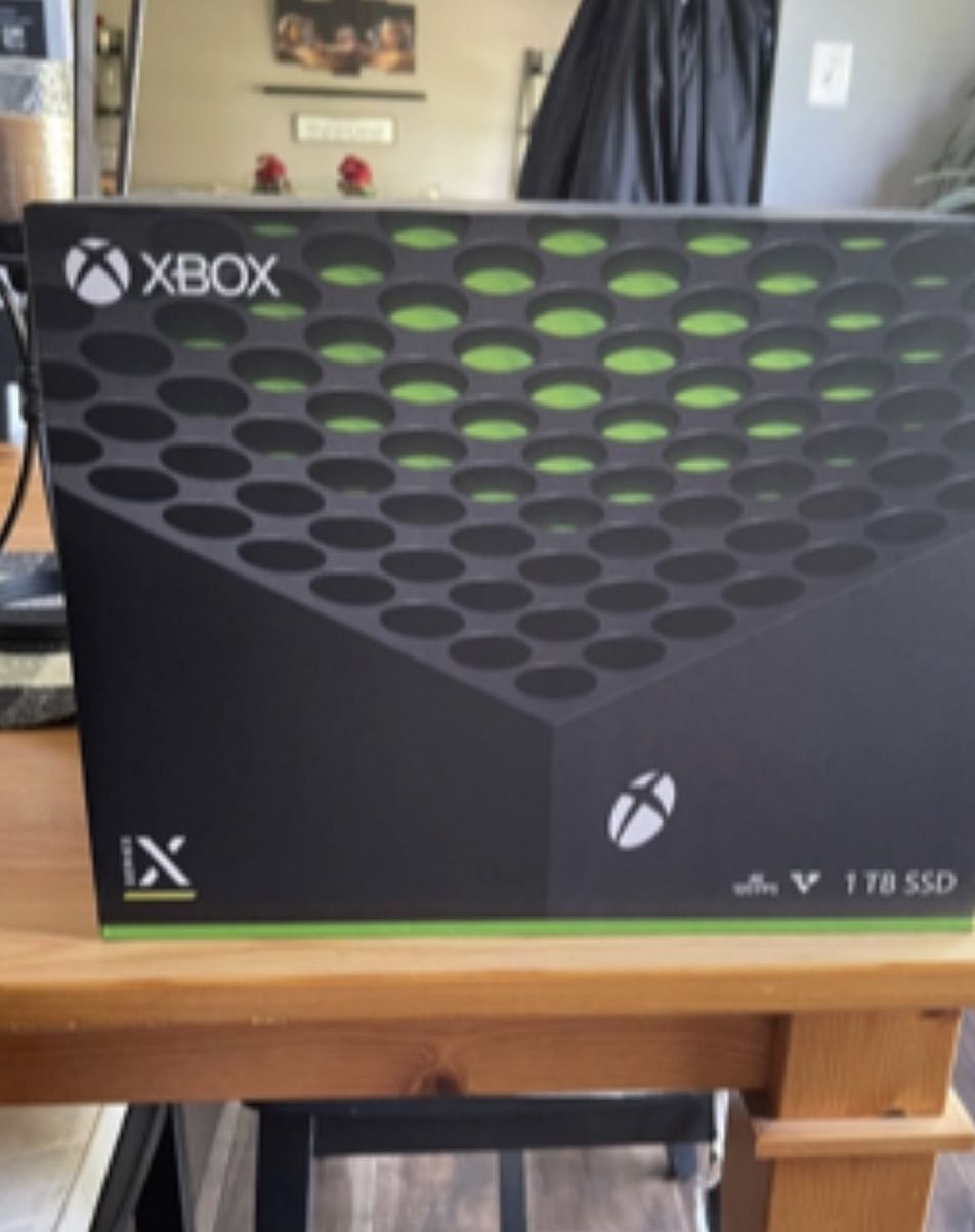 Xbox Series X console, new in box factory sealed.