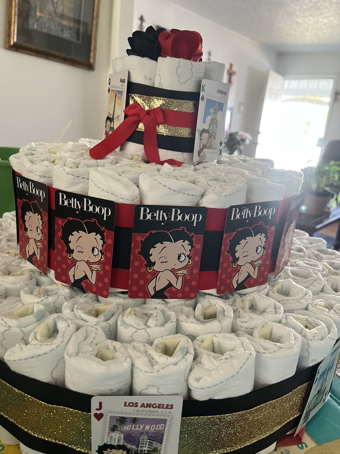 Diaper Cake ๐ฐ Betty Boop Theme ๐น