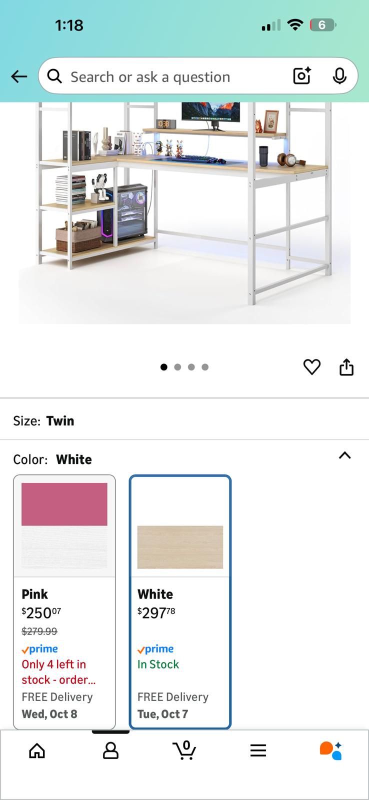 Twin Bed With Storage And Study Desk