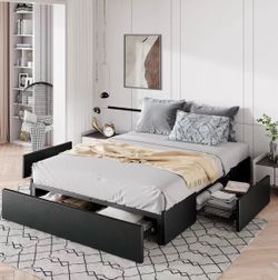 Allewie Full Platform Bed Frame