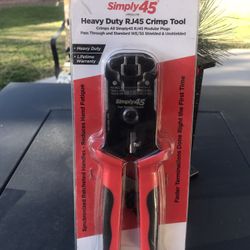 Heavy Duty RJ45 Crimp Tool