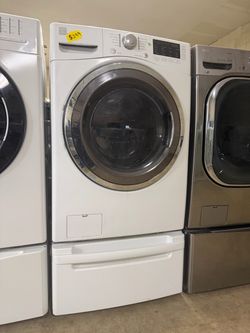 Kenmore Front Load Washer with Pedestal