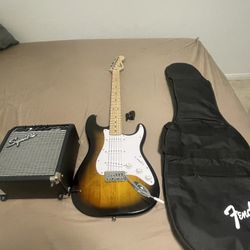 2024 Squier Sonic Stratocaster with amp 