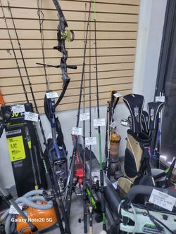 Assorted Rod and Reel Shakespeare, Danco, Daiwa, Lew's