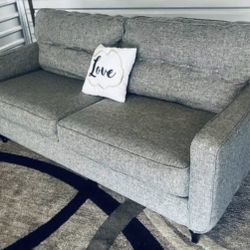 Nice Comfy XL 7 Foot Gray Couch! 
