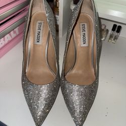 Steve Madden crystal heels 