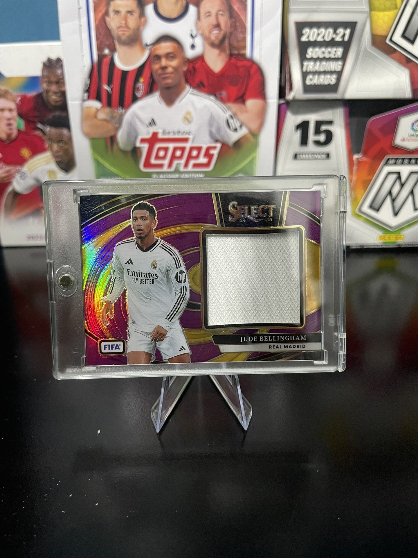 JUDE BELLINGHAM #/49 PATCH 2024-25 Panini Fifa SELECT REAL MADRID NO. JS-JB