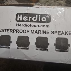 HERDIO 4 INCH BLUETOOTH SPEAKERS  2 PAIRS