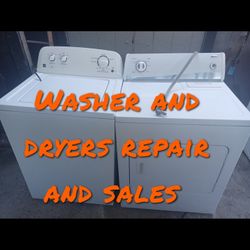 Washer And Dryer Repair And Sales 