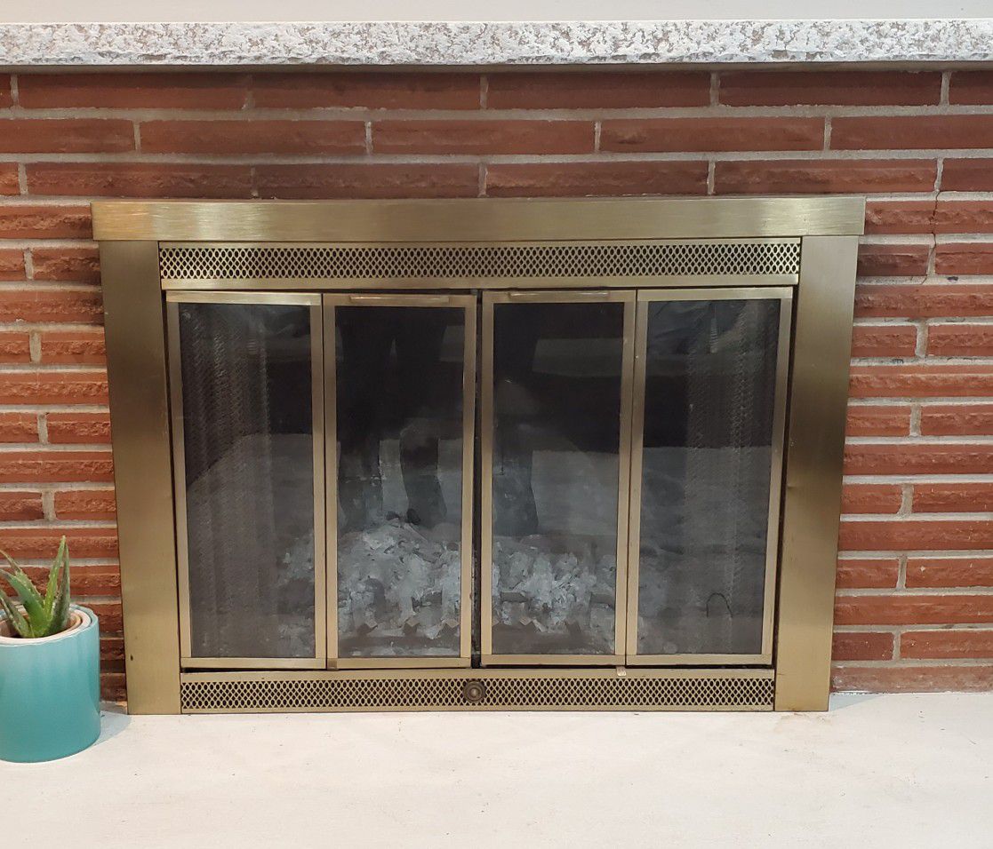 Fireplace cover in very good condition. Pick up in Bellevue.