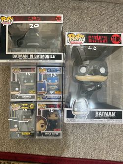 Variety of Batman Funko Pops w/Protectors SELL/TRADE DC Heroes