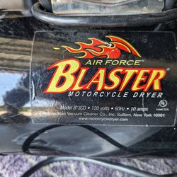 Air Force Blaster Motorcycle Dryer
