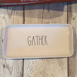 Rae Dunn GATHER Platter